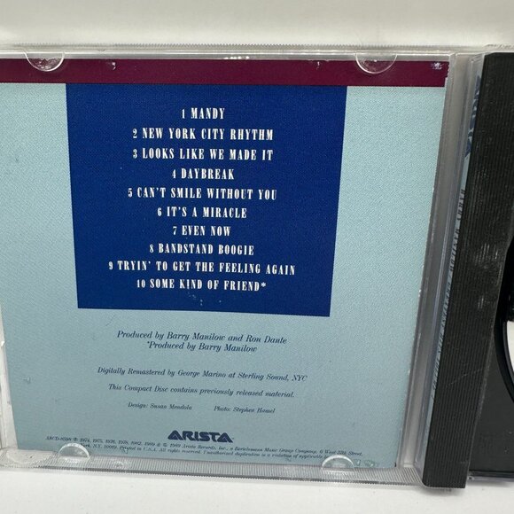 Barry Manilow - Greatest Hits Volume 1 - CD Album Arista Records - Picture 4 of 5